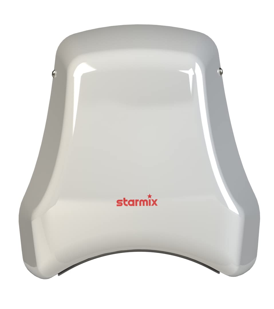 Starmix Händetrockner T-C1 M w, effektiver und hygienischer Handtrockner für schnelles Trocknen der