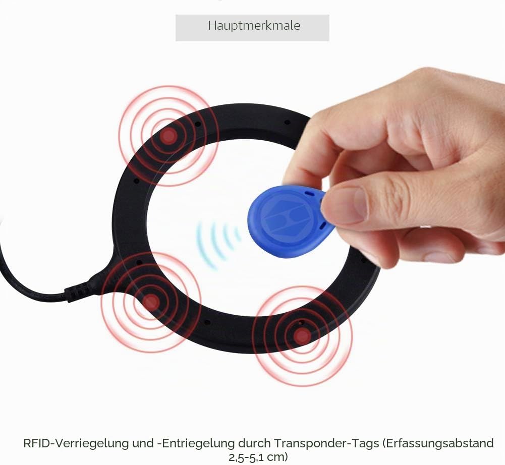 EasyGuard Smart Schlüssel RFID Auto Alarm mit Smart Push Start Button & Touch Keyless Go System