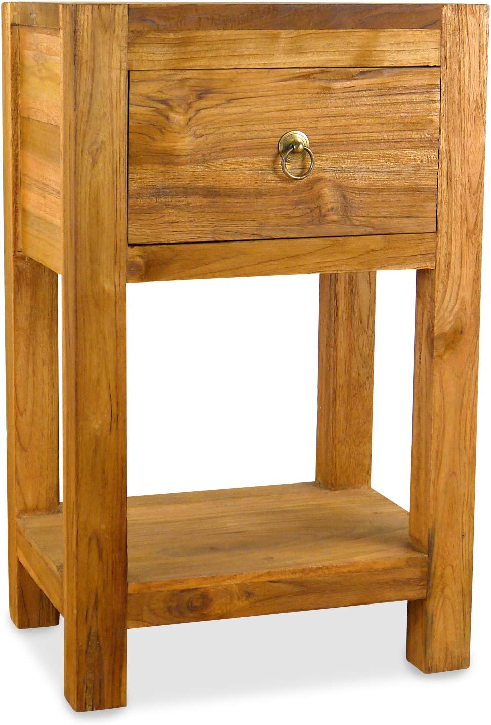 livasia Java Kommode | Nachttische aus Teakholz | Kleine Massivholzkommode der Marke Asia Wohnstudio