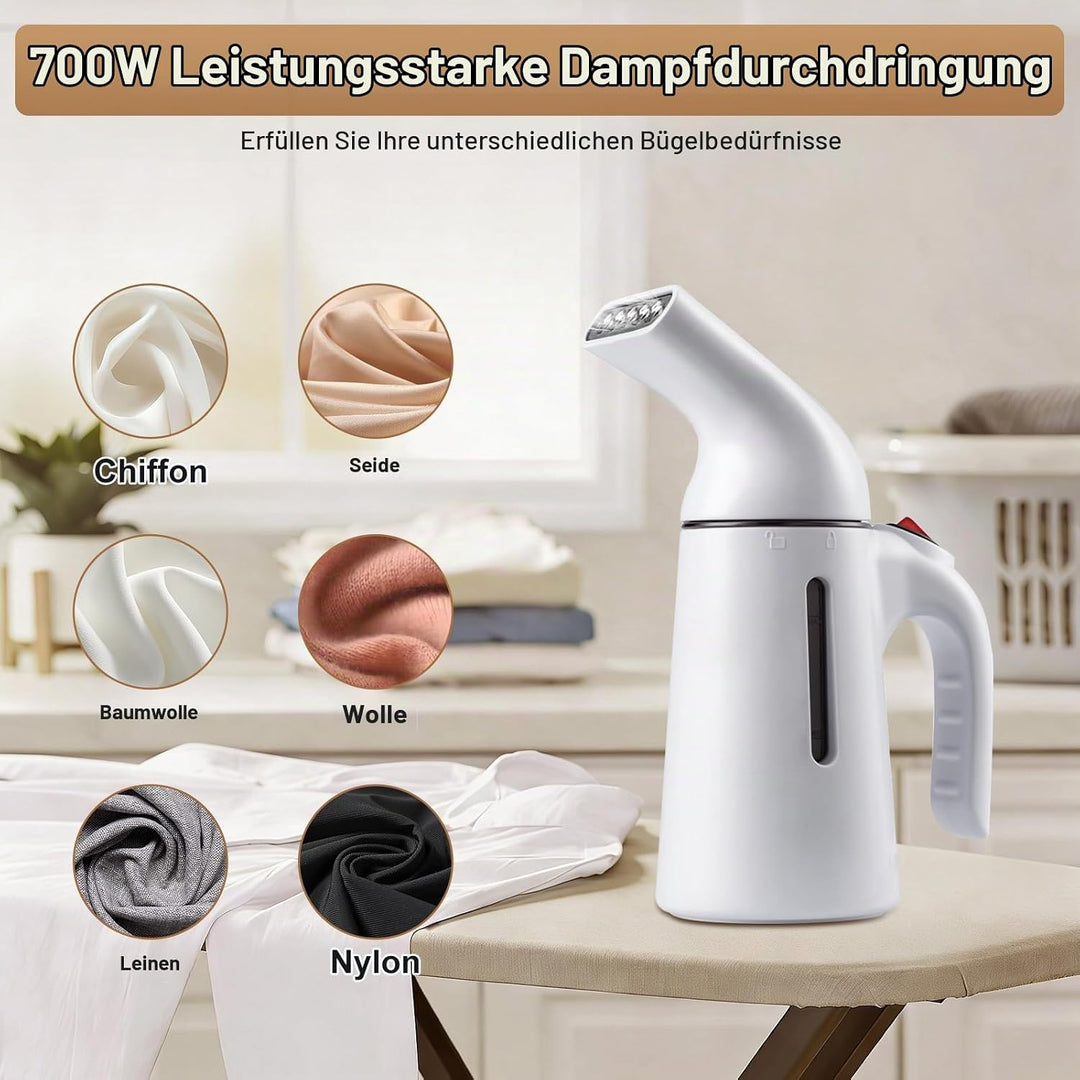 Souvik Dampfglätter, Dampfbügeleisen für Kleidung mit Auto-Abschaltung, Tragbarer dampfbürste für Re