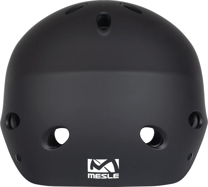 Mesle Wassersport Helm Ultuna, Wakeboard Helm Abnehmbarer Ohrenschutz, Kite Helm Schwarz XS, Schwarz