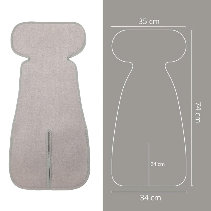 baby idea Universal-Kinderwagenbezug Sommer AIR MESH 3D mit atmungsaktivem, erfrischendem und antiba