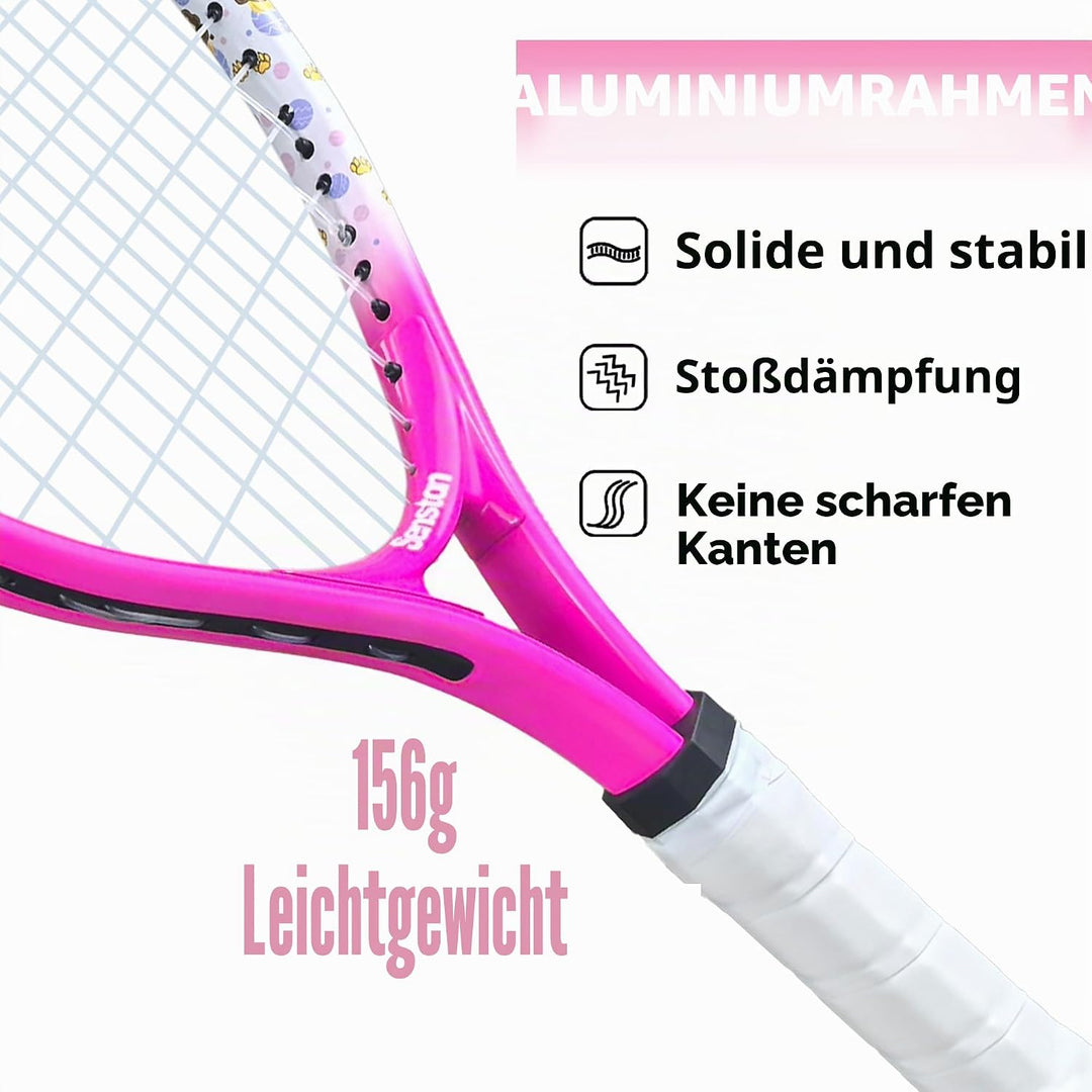Senston Tennisschläger 17/23 Zoll Tennis Racket für Jugendliche– Leicht, Langlebig, Einfach zu greif