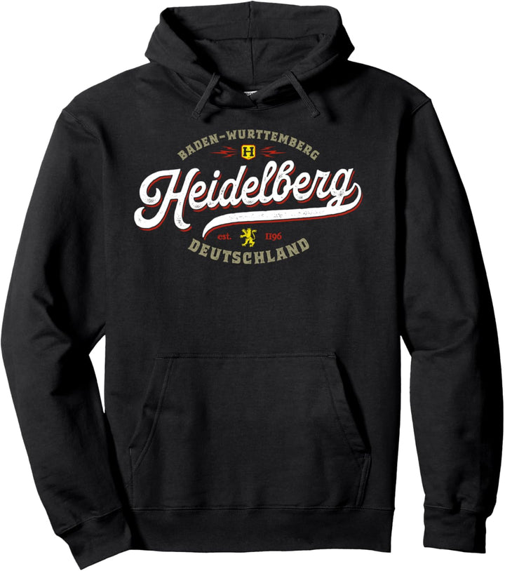 Heidelberg Germany - Vintage Souvenir Reise Heidelberg Pullover Hoodie