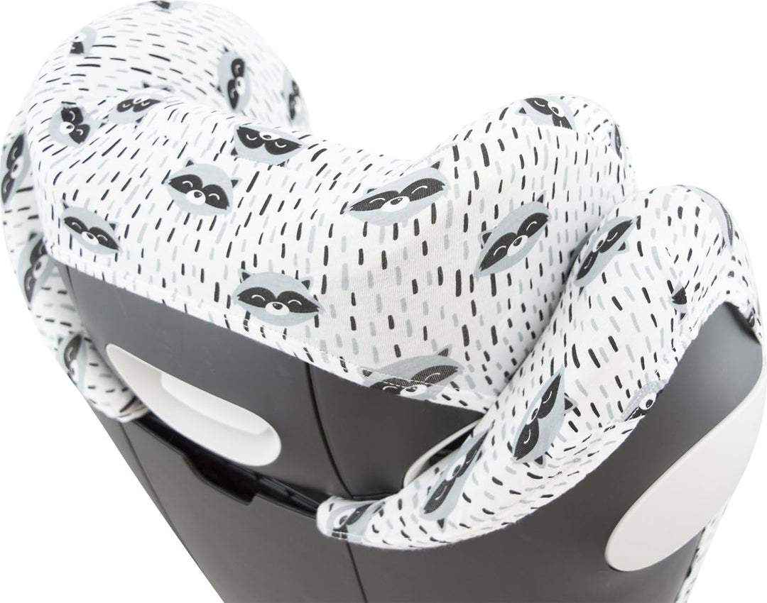 JYOKO Kids Bezug für Autositz kompatibel mit Cybex Pallas M (Raccoon), Raccoon
