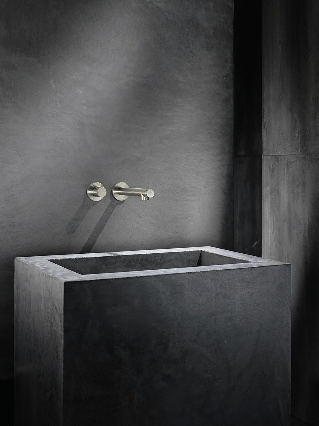 AXOR Wasserhahn Uno Select Unterputz (Armatur mit Auslauf Länge 220mm, Wandmontage) Chrom Auslauflän