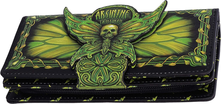 Nemesis Now Absinthe La Verte Geldbörse mit grüner Fee, 18.5cm