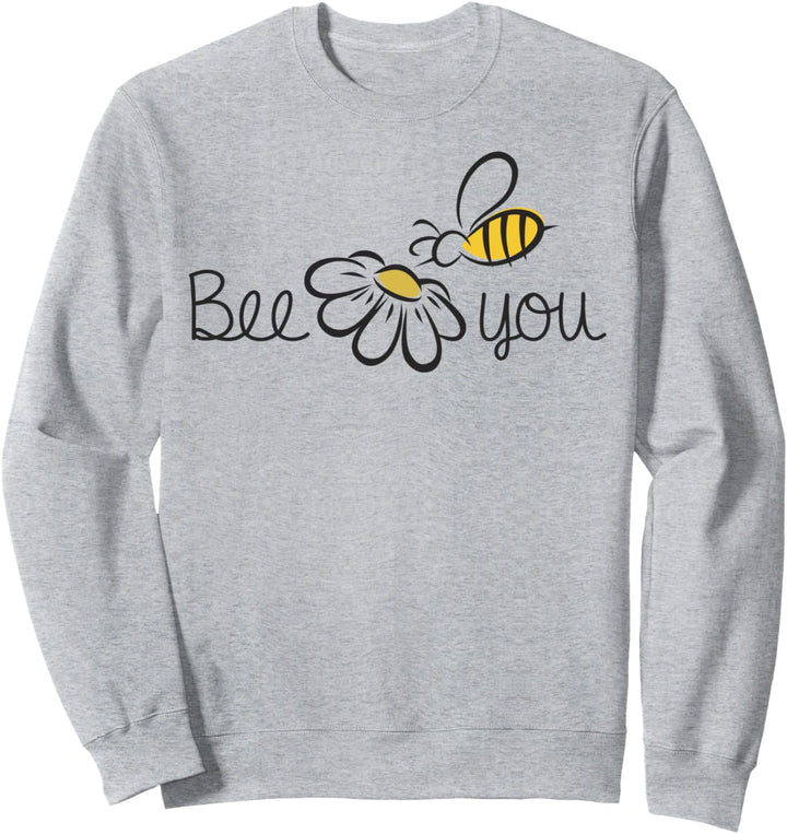 Bee You Outline Daisy Sketch Sweatshirt