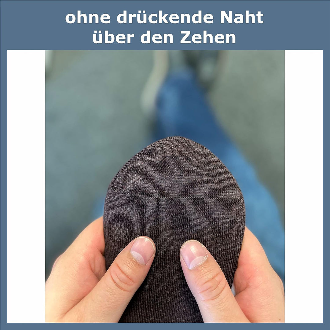 ca·wa·so Herren Socken aus 100% Baumwolle | Reine Baumwollsocken im 10er-Set | Freizeitsocken ohne N
