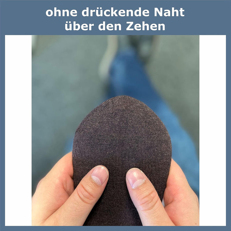 ca·wa·so Herren Socken aus 100% Baumwolle | Reine Baumwollsocken im 10er-Set | Freizeitsocken ohne N