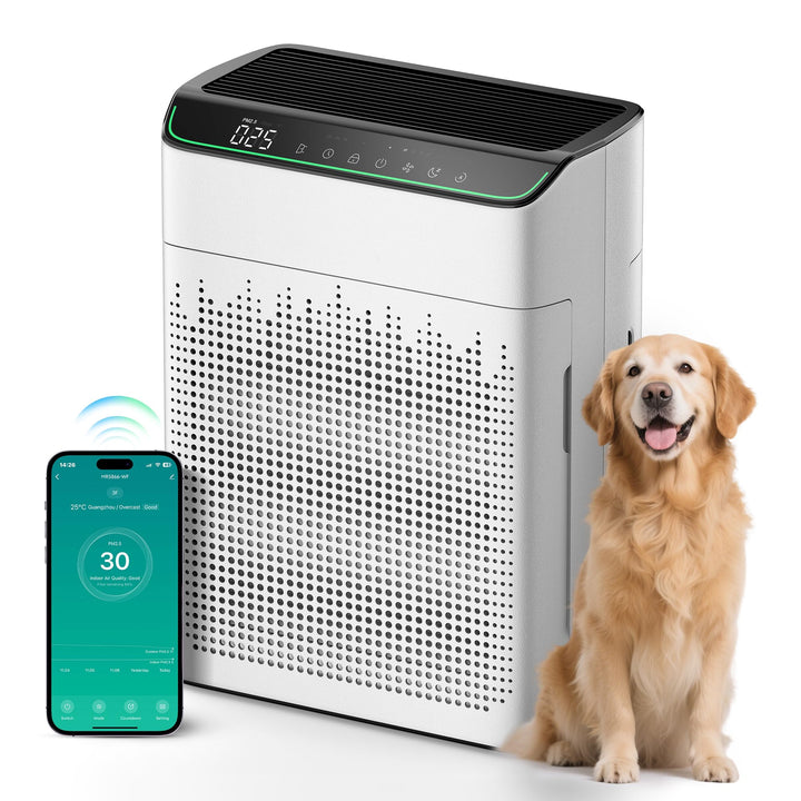 Luftreiniger Allergiker für Wohnung Raucherzimmer, Air purifier, CADR 340m³/h für 157㎡ Raucherzimmer