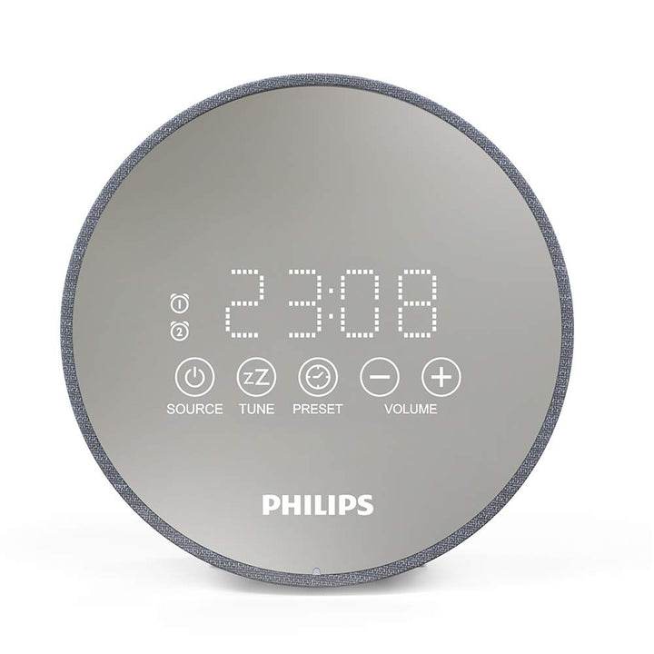 Philips Audio Radiowecker DR402/12 Digitaler Radiowecker (Sleep Timer, USB Ladefunktion, 2 Weckfunkt
