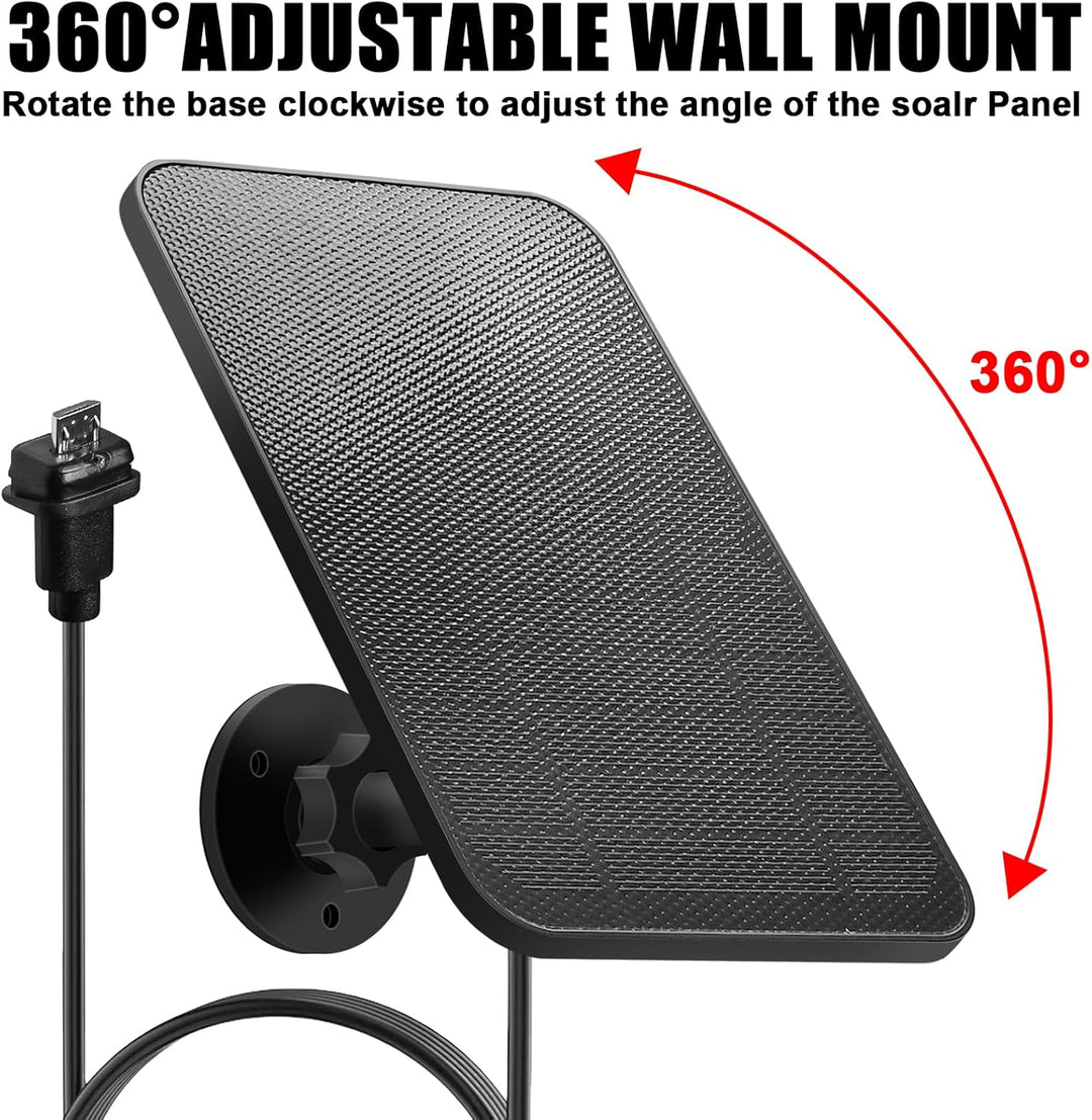 Solarpanel für Blink Kamera Outdoor, 4W Solarpanel kompatibel mit Blink Outdoor Kamera (3rd Gen), Bl