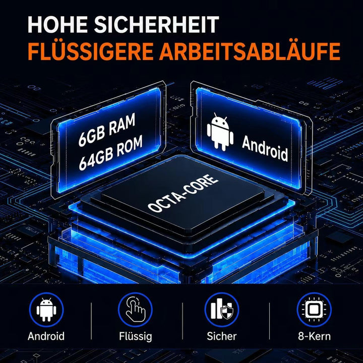 FARSET F20X PDA-Barcodescanner mit HW-N6603-Scanner-Engine, IP67 Handheld-Mobilcomputer für Inventur