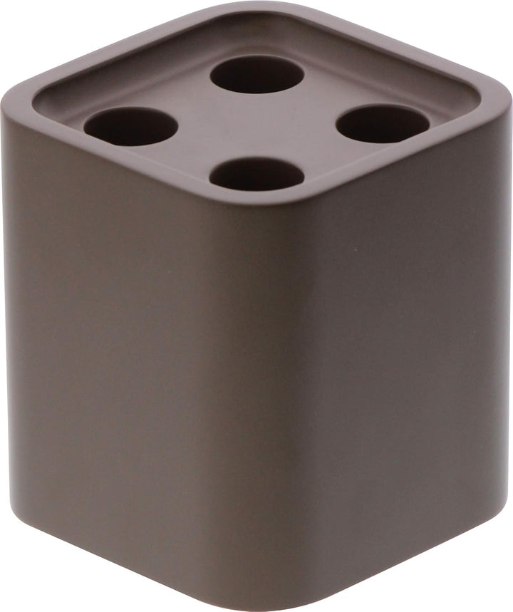 YAMAZAKI Schirmständer, Polystone, Braun, One Size, Braun