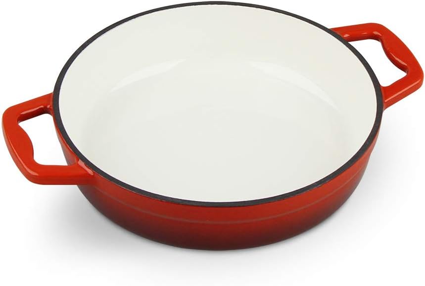 Carl Schmidt Sohn 067489 XANTEN Topf-Set, Gusseisen, rot 15 centimeters Rot, 15 centimeters Rot