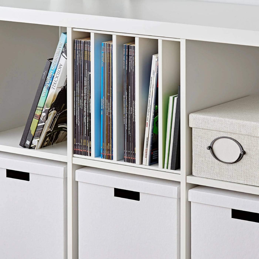 Ikea Kallax Einsatz mit 4 Böden, weiss 33x33 cm