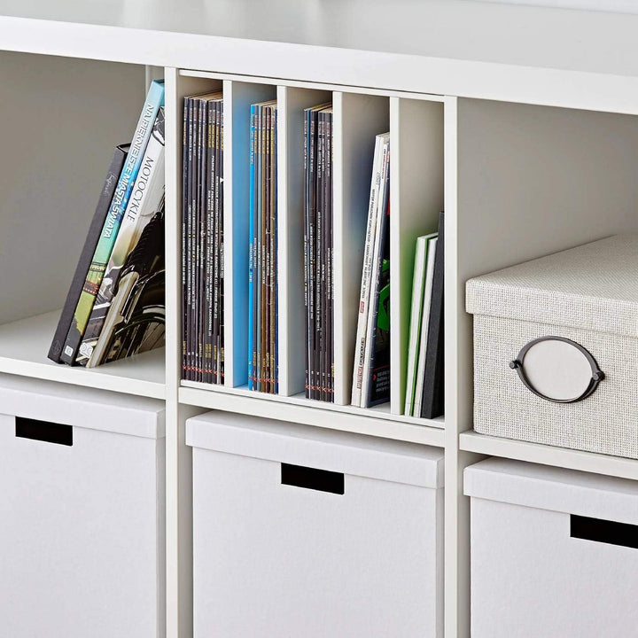 Ikea Kallax Einsatz mit 4 Böden, weiss 33x33 cm