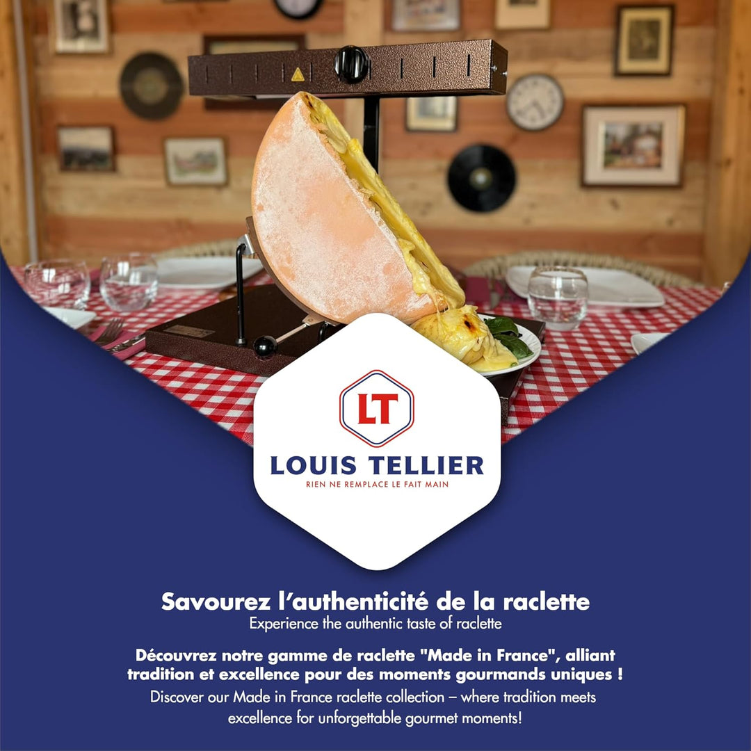 LOUIS TELLIER - Raclettegerät Alpage Signature Original - Geeignet für alle Käselaibgrössen - 6-8 Pe
