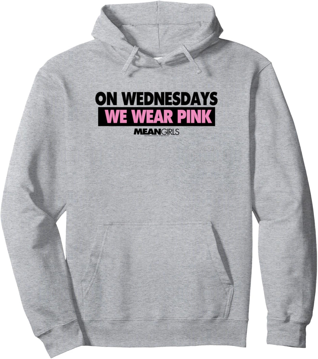 Mean Girls We Wear Pink Fill In Pullover Hoodie