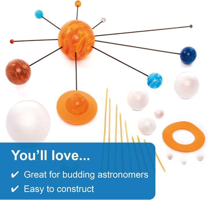Baker Ross EV8302 Dein eigenes Sonnensystem - Set zum selber Bauen für Kinder für den Astronomie-Unt