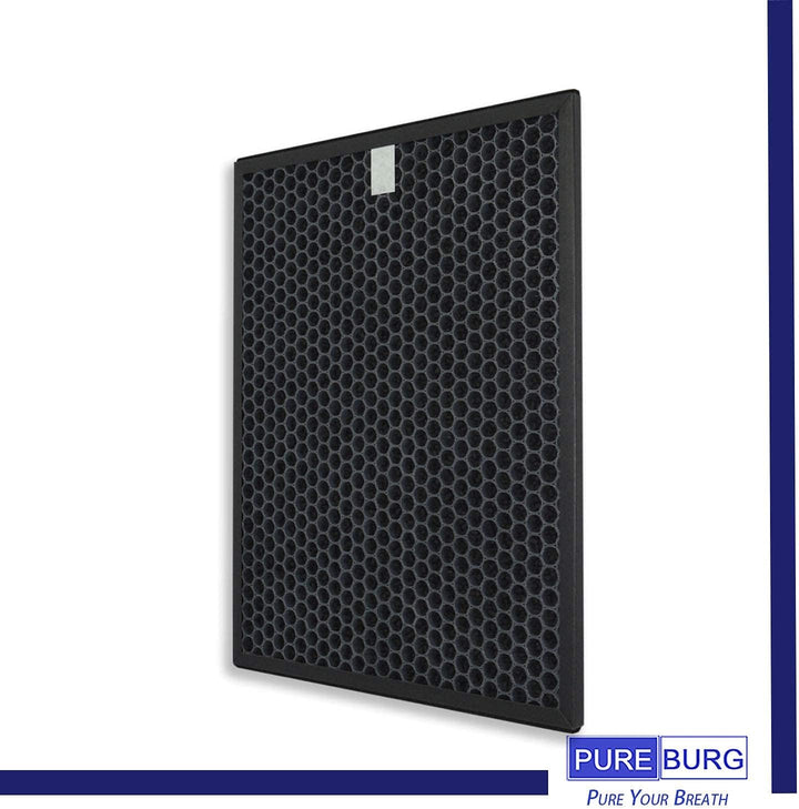 PUREBURG HEPA-Ersatzfilter + Aktivkohlefilter-Set Kompatibel mit Philips Serie 2000i AC2889 AC2887 A