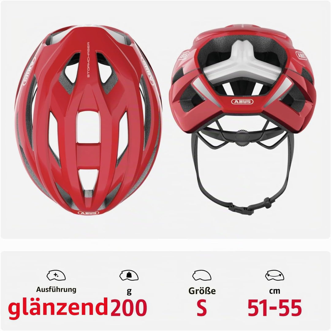 ABUS Rennradhelm StormChaser - Leichter und komfortabler Fahrradhelm für professionellen Radsport fü