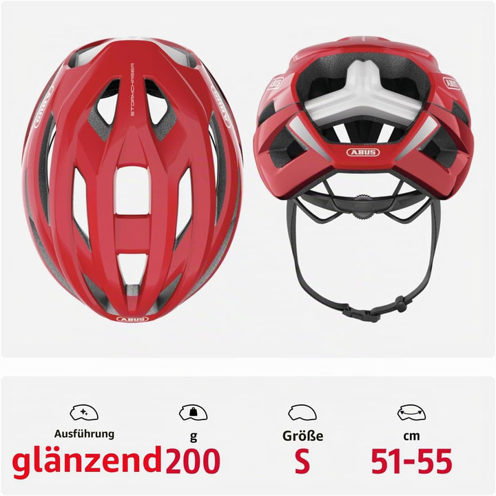 ABUS Rennradhelm StormChaser - Leichter und komfortabler Fahrradhelm für professionellen Radsport fü