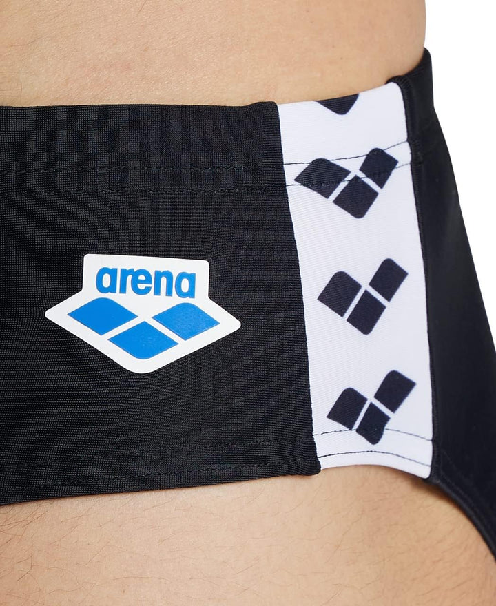 ARENA Herren Men's Icons Swim Briefs Solid Badehosen Slip (1er Pack) 44 Schwarz, 44 Schwarz