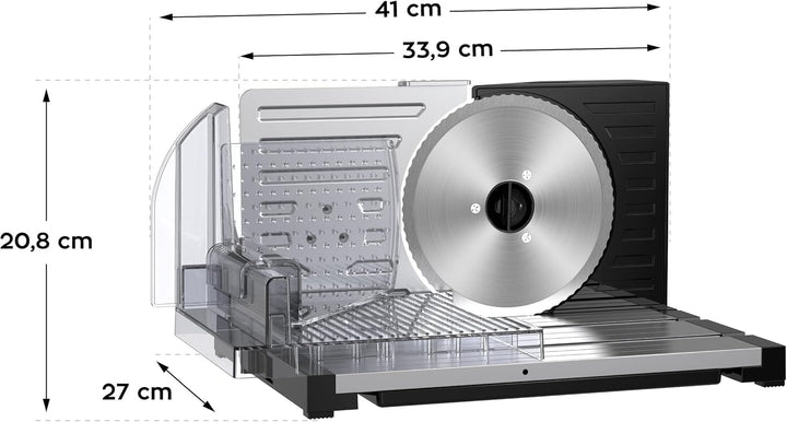 Snip 40 | Multifunktionale Schneidemaschine Allesschneider Brotschneider | Verstellbare Schnittstärk