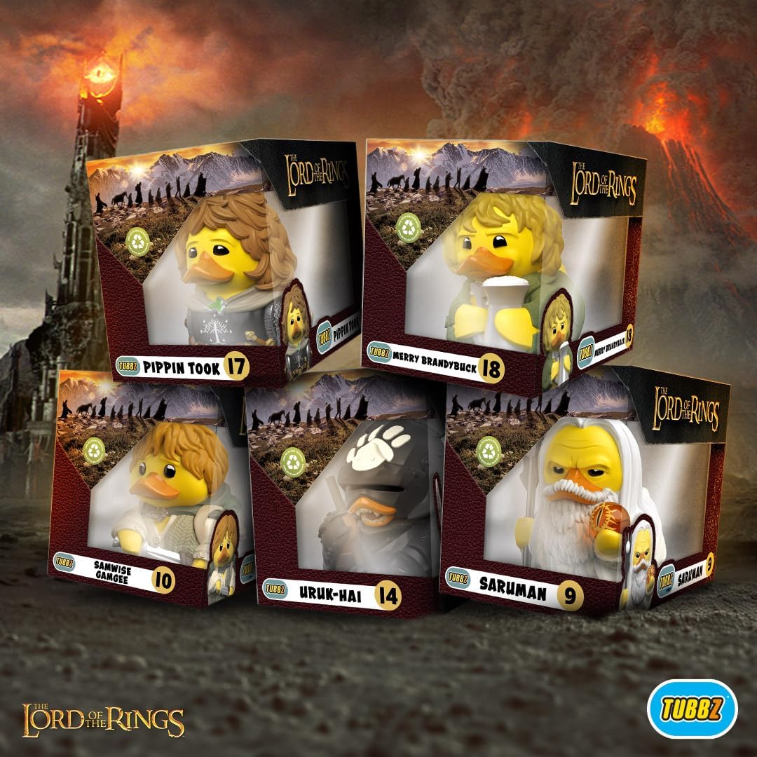 TUBBZ Box-Ausgabe Samweis Gamdschie Sammler-Vinyl-Gummiente Figur - Offizielles Der Herr der Ringe M