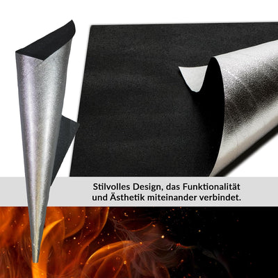 FireMat AHV Edition 100x50cm Die feuerfeste Brandschutz- und Sicherheitsunterlage für Gewerbe und Pr