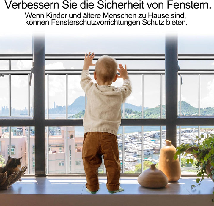SUBTLETY 156x90cm Französisches Balkongeländer Edelstahl Geländer mit Füllstäben Sicherheitsgeländer