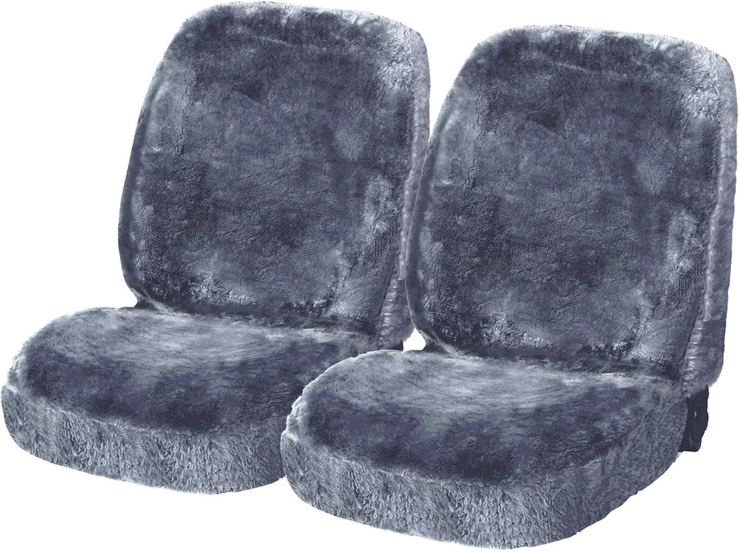 WOLTU AS7335sb-2 Lammfellbezug Auto Sitzbezug Echtlammfell Vollbezug Vordersitzbezug universal Gröss
