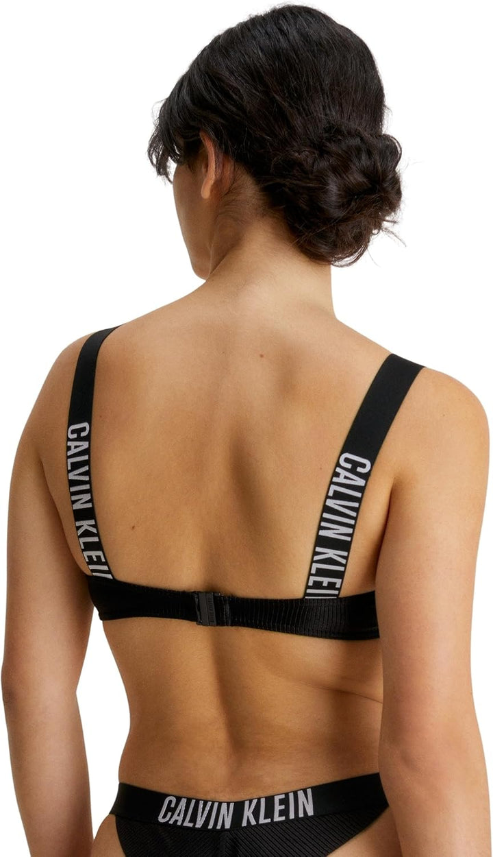 Calvin Klein Damen Bikinitop Bralette Ungepolstert S Pvh Black, S Pvh Black