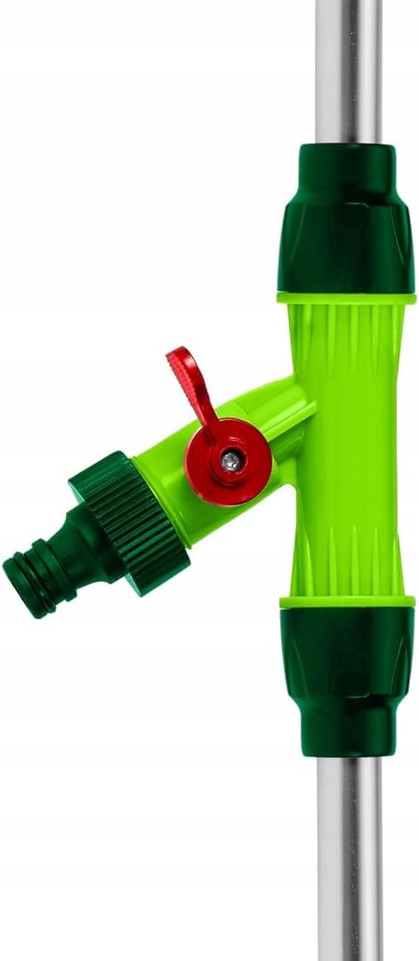 VERTO Gartendusche (Höhe: 1,60-2,23 m, beweglicher Sprühkopf 180°, Dreibein und Spikes) - Gartendusc