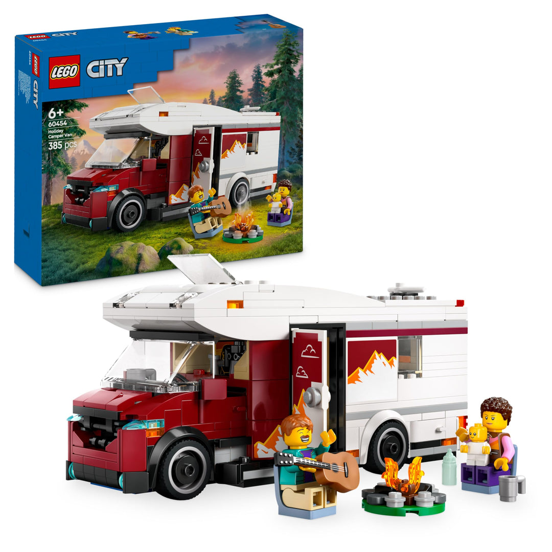 LEGO City Abenteuer-Wohnmobil - Wohnwagen Spielzeug für Jungen und Mädchen ab 6 Jahren - Inkl. 3 Min