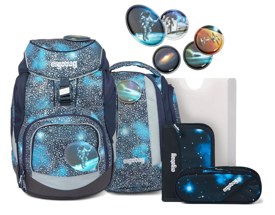 ergobag pack Set ergonomischer Schulrucksack Flexibel 6-teilig 1. Klasse Grundschule Einheitsgrösse