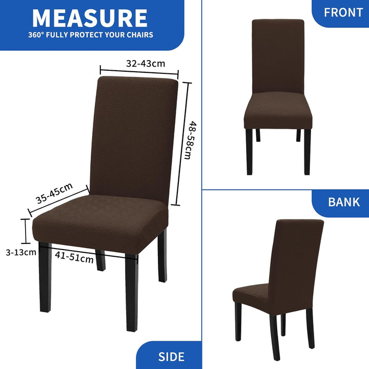 Ystyle Stuhlhussen 6er Set, Stretch Stuhlbezug, Universale Elastische Stuhlbezüge, Hussen Für Stühle