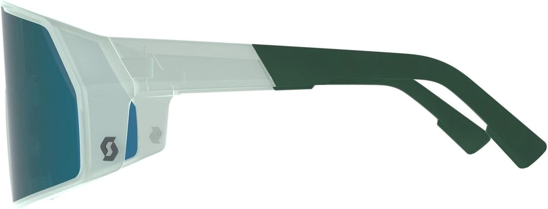 Scott Pro Shield Wechselscheiben Fahrrad Brille grün/grün chrome