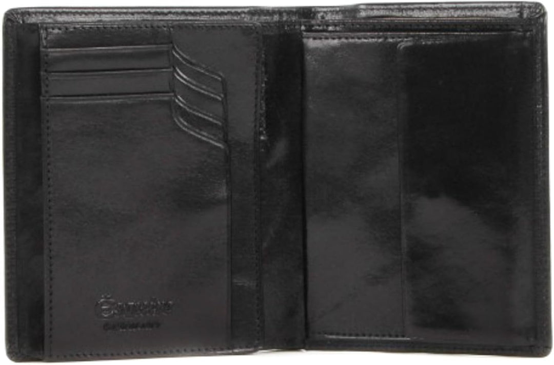 Esquire Toscana Geldbörse III Leder 10 cm Schwarz, Schwarz