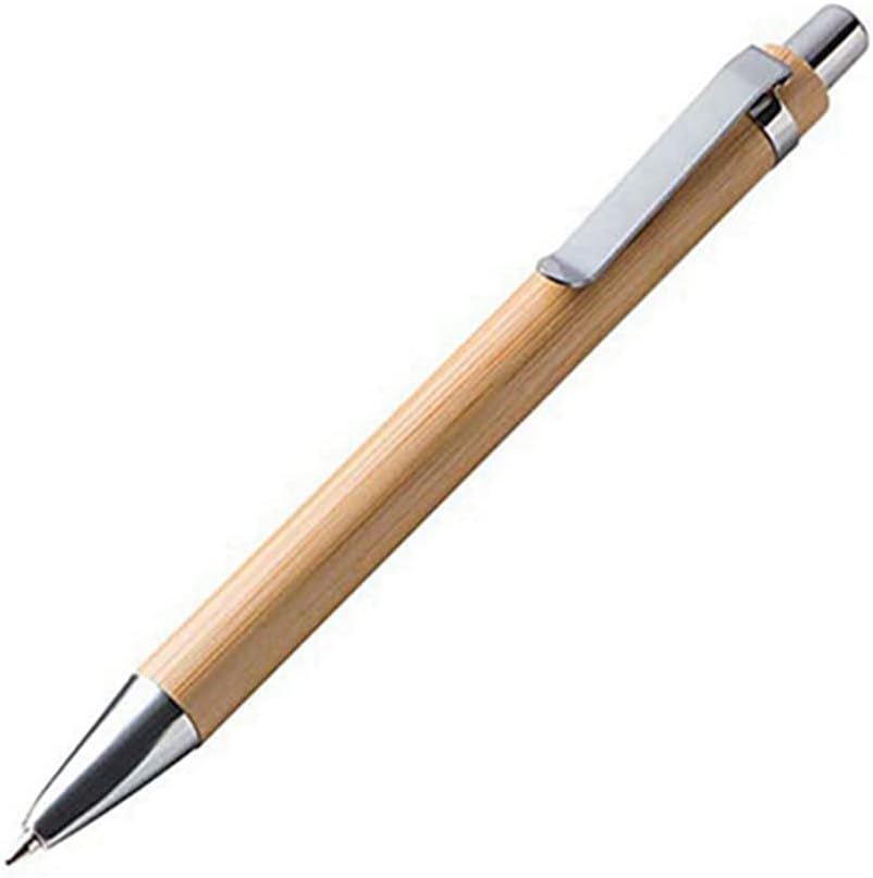 NIZEAMI 80 StüCk Kugelschreiber Stift Set Bambus Kugelschreiber Stift BüRo- & Schul Bedarf Stifte &