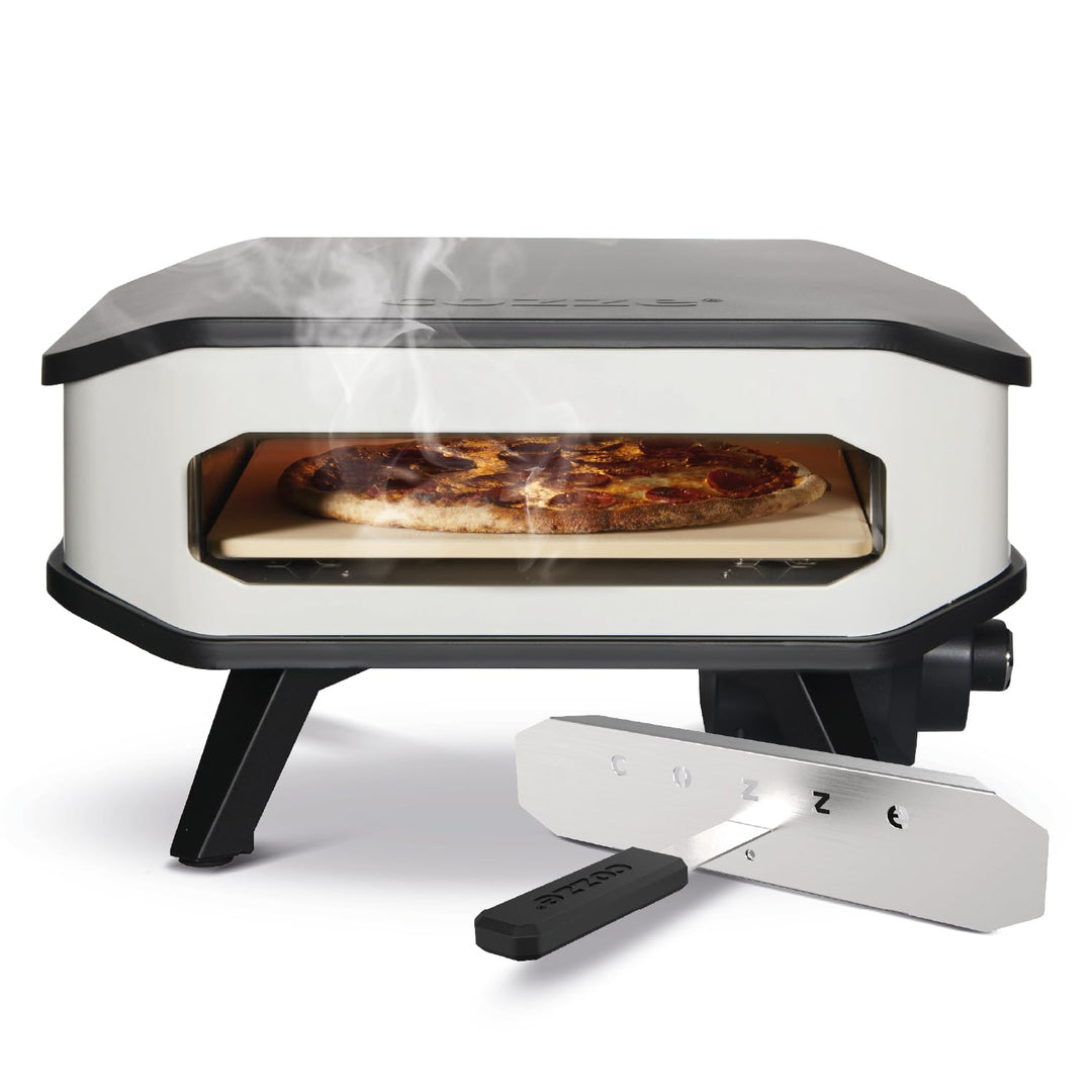 Cozze® 13" Elektro-Pizzaofen mit Pizzasten und Frontabdeckung 230V/2200W