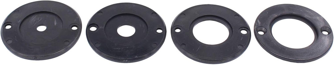 Doo Engy Aluminium Router Tischeinsatzplatte mit 4 Ringen und Schrauben für Holzbearbeitungstische 2