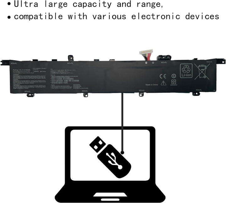 C42N1846 C42N1846-1 0B200-03490000 Laptop-Akku-Ersatz für Asus ZenBook Pro Duo UX581GV UX581GV-XB74T