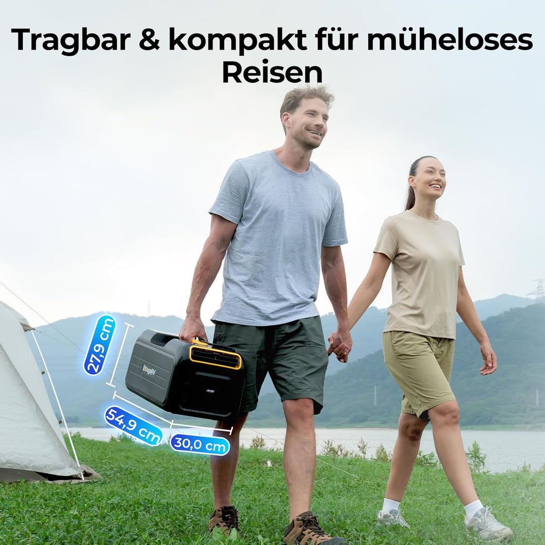 BougeRV 2026 PC35 Mobile Klimaanlage, 3500 BTU Tragbare Klimaanlage, 5 in 1 Klimagerät mit App, Komp