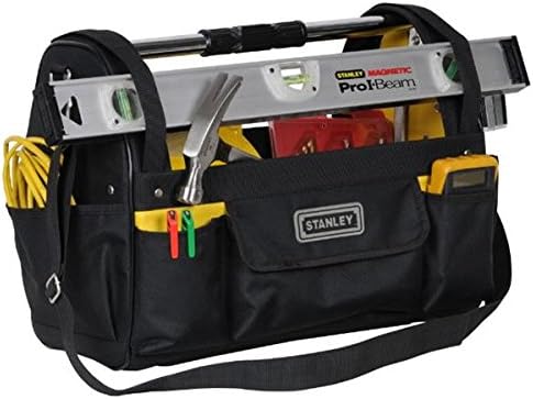 Stanley Werkzeugtrage (47 x 34,3 x 22,9 cm, offene Box aus 600 Denier Nylon mit verstellbarem Schult