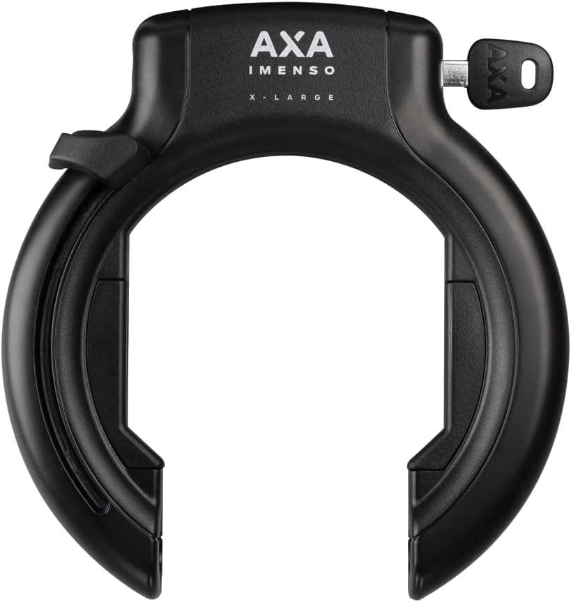 AXA Set Imenso XL Retractable + ULC 130 + Transporttasche – Rahmenschloss Set mit Einsteckkette und