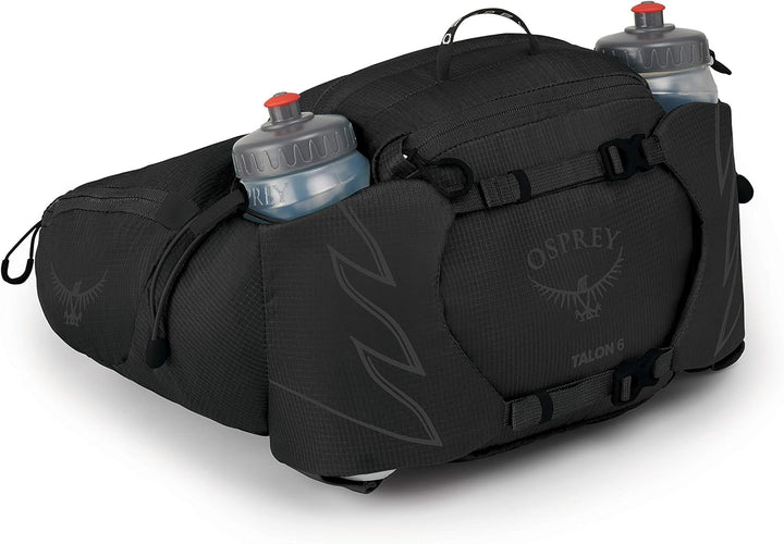 Osprey Talon 6 Wanderrucksack für Männer Stealth Black Einheitsgrösse, Stealth Black Einheitsgrösse