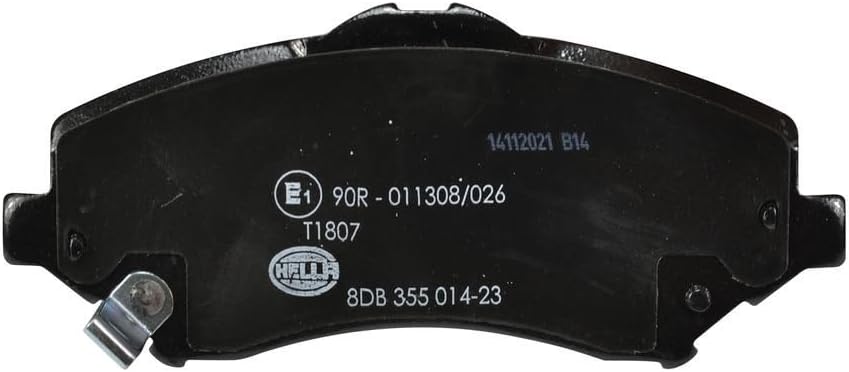 HELLA PAGID 8DB 355 014-231 Bremsbelagsatz - T1807 - Dicke/Stärke: 17.5mm - Bremssystem: Bosch - mit